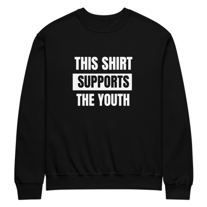 This Shirt Supports The Youth Crew Neck Sweatshirt